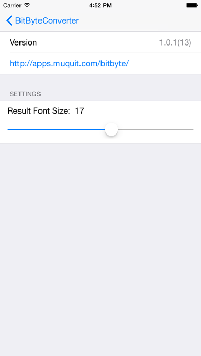 BitByteConverter screenshot 2