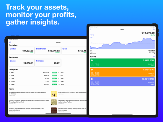 Bitfolio - Crypto, Stocks, FX screenshot 2