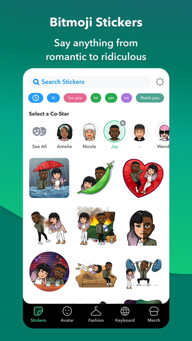 Bitmoji screenshot 1