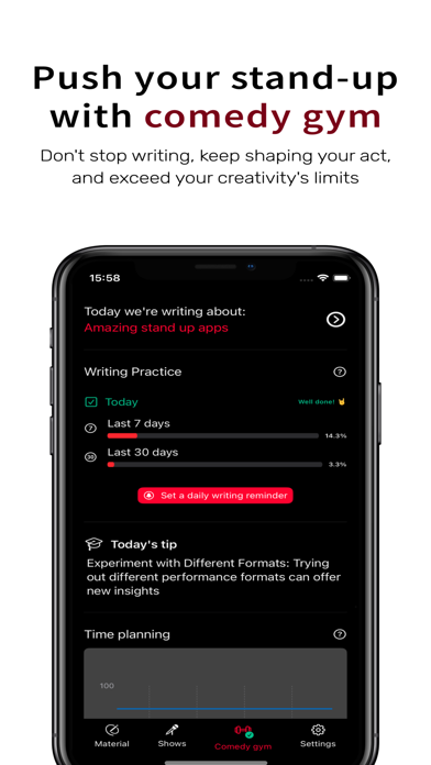 Bits - Stand up writing screenshot 2