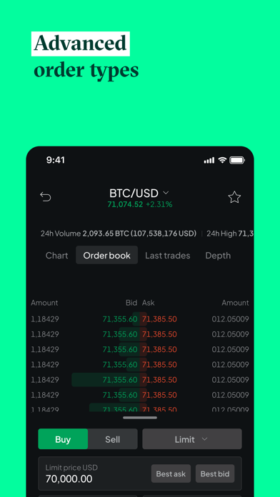 Bitstamp by Robinhood: Buy BTC screenshot 1