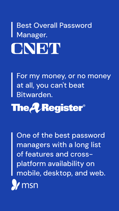 Bitwarden Password Manager screenshot 1