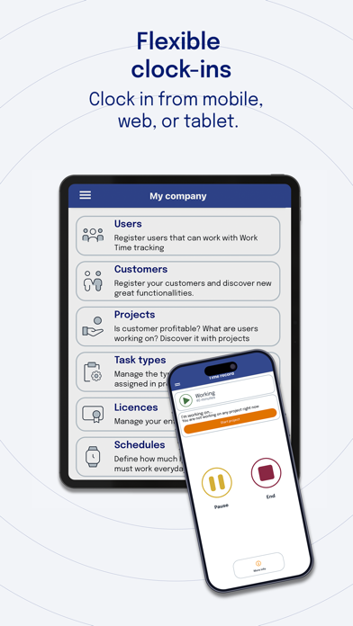 Bixpe Worktime Tracking screenshot 3