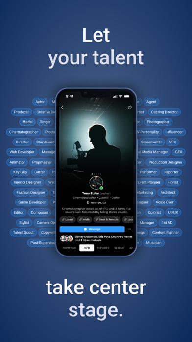 bizly: Creative Network & Jobs screenshot 1