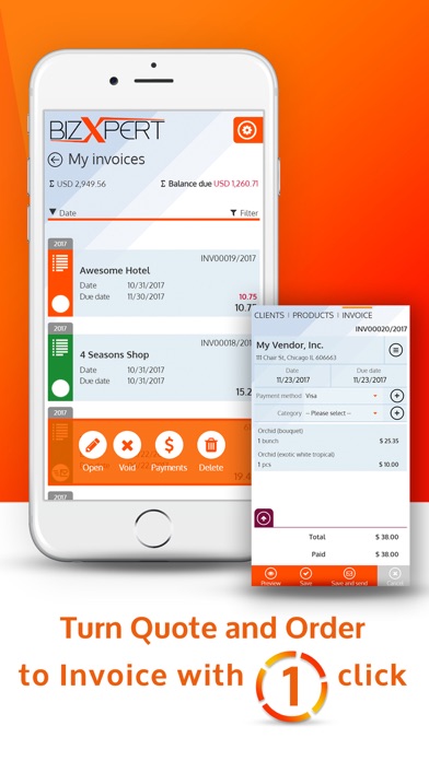 BizXpert - Easy invoicing screenshot 1