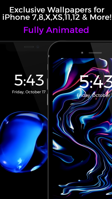 Black Lite - Live Wallpapers screenshot 5