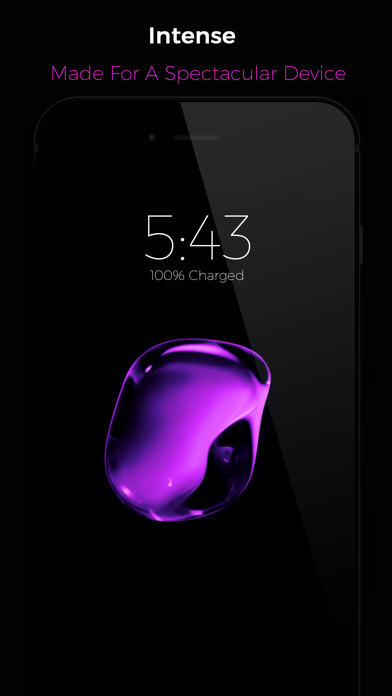 Black Lite - Live Wallpapers screenshot 2