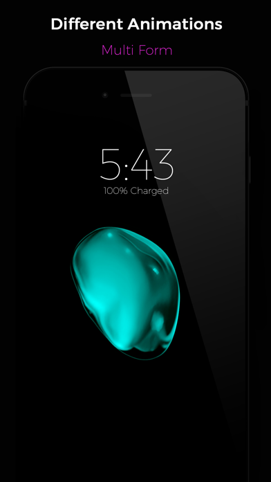 Black Lite - Live Wallpapers screenshot 1