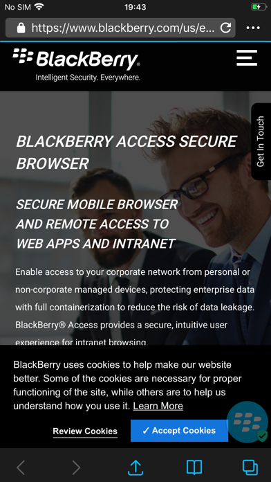 BlackBerry Access screenshot 3