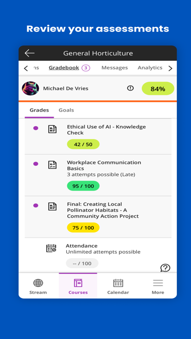 Blackboard screenshot 3