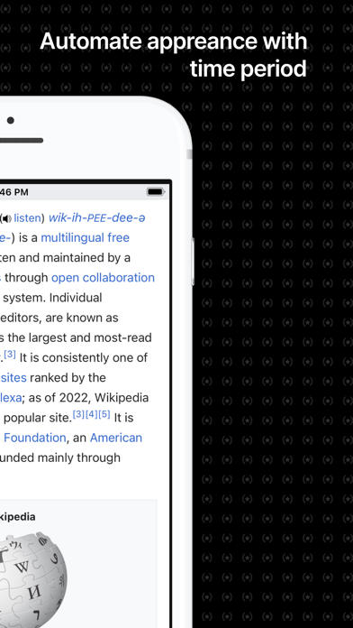 Blacked dark reader for safari screenshot 2