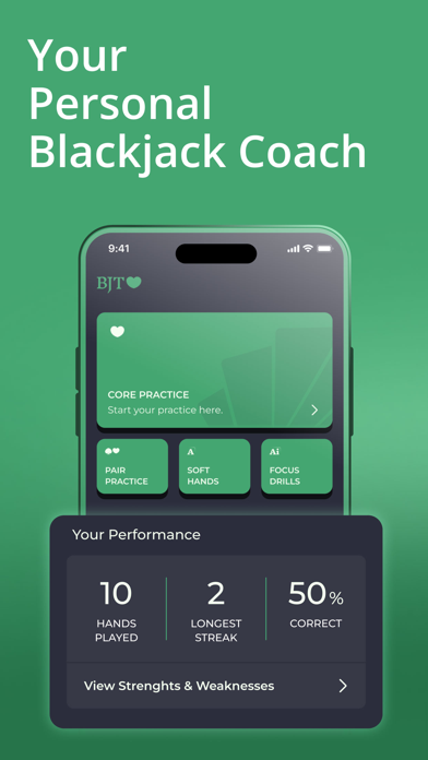 Blackjack 21: Strategy Trainer screenshot 3