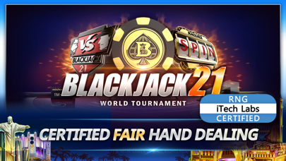 Blackjack 21-World Tournament screenshot 1
