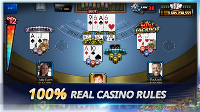 Blackjack 21-World Tournament screenshot 4
