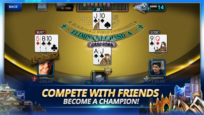 Blackjack 21-World Tournament screenshot 3