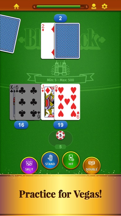 Blackjack by MobilityWare+ screenshot 1