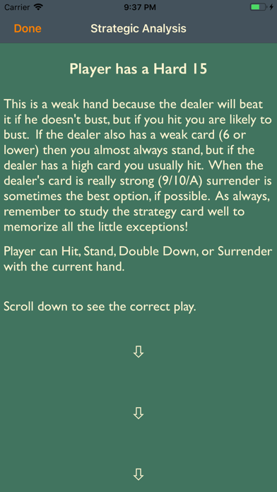 Blackjack Trainer 101 screenshot 2