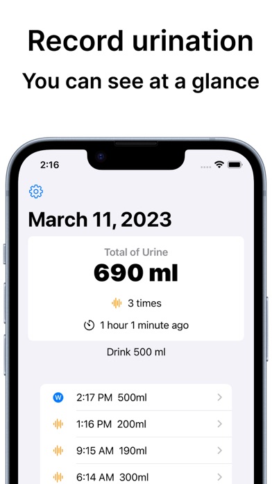 Bladder Diary Tracker screenshot 6