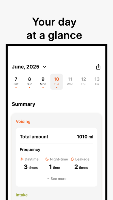 Bladderly: Smart Bladder Diary screenshot 3