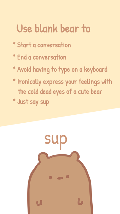 Blank Bear Stickers screenshot 2