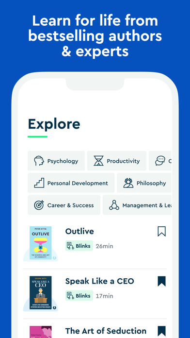 Blinkist: Book Summaries Daily screenshot 3