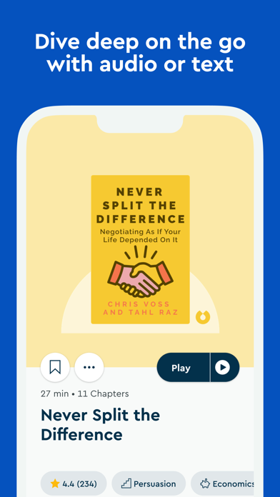 Blinkist: Book Summaries Daily screenshot 4