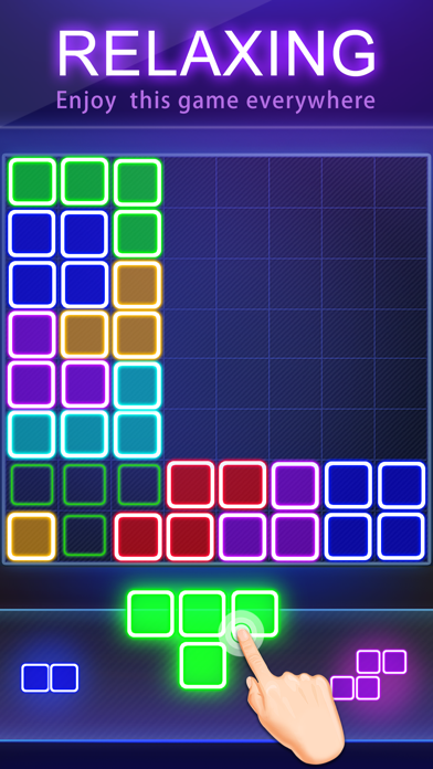 Block Puzzle -Glow Puzzle Game screenshot 2