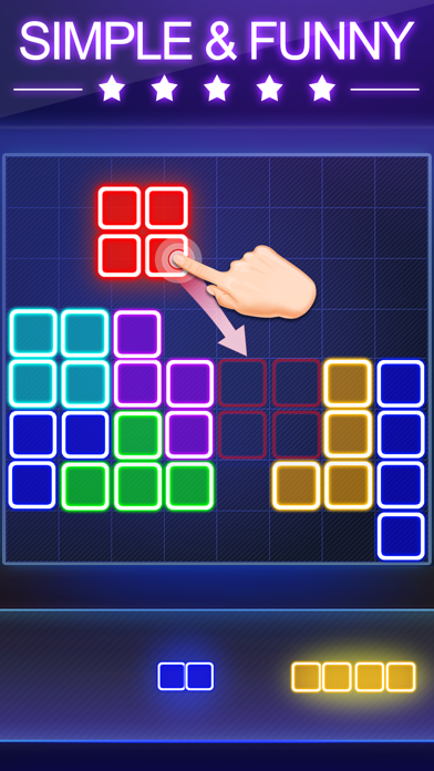 Block Puzzle -Glow Puzzle Game screenshot 4