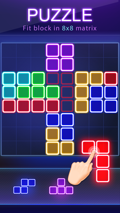 Block Puzzle -Glow Puzzle Game screenshot 3
