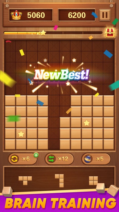 Block Puzzle Wood Blast screenshot 1