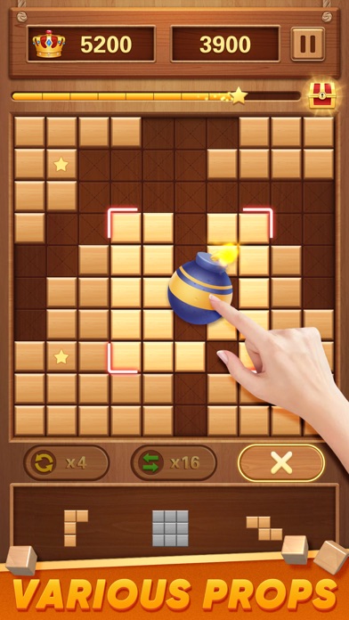 Block Puzzle Wood Blast screenshot 2