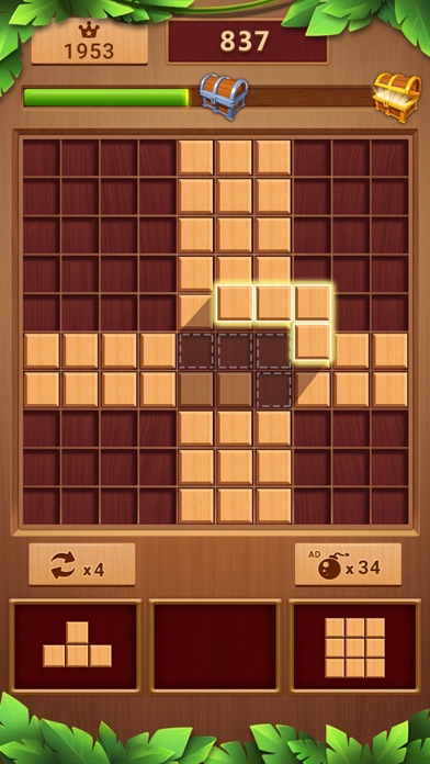 Block Puzzle - Wood Games screenshot 1