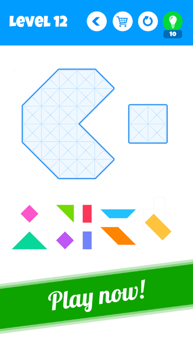 Blocks - New Tangram Puzzles screenshot 1