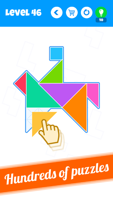 Blocks - New Tangram Puzzles screenshot 2