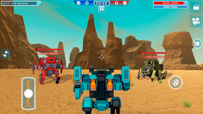 Blocky Cars - tank games screenshot 1