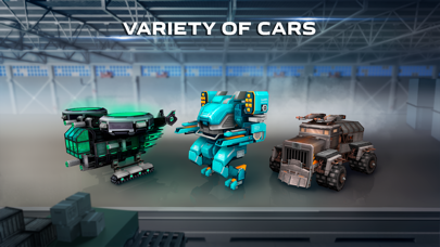 Blocky Cars - tank games screenshot 3