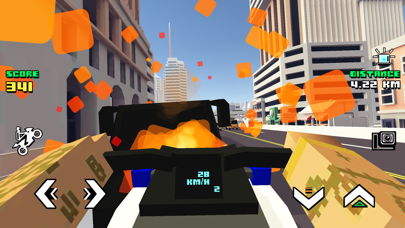 Blocky Moto Racing screenshot 1