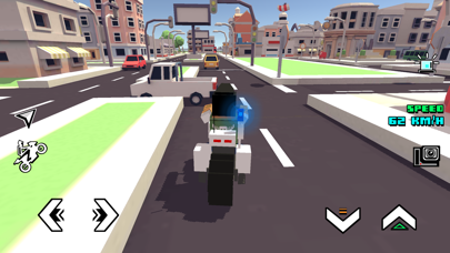 Blocky Moto Racing screenshot 2