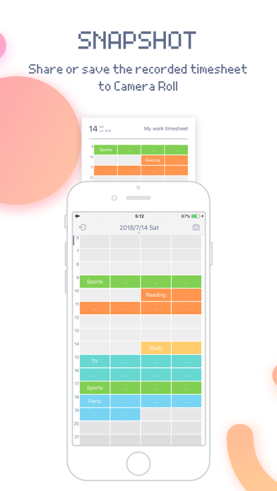 BlockyTime Lite - Time Tracker screenshot 1