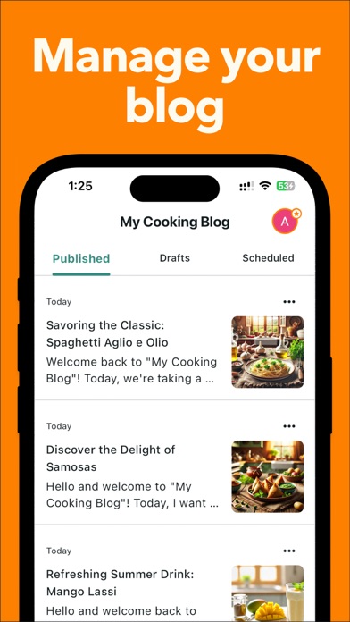 Blogging for Blogspot Blog screenshot 2