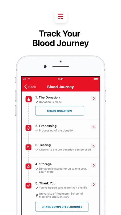 Blood Donor American Red Cross screenshot 3