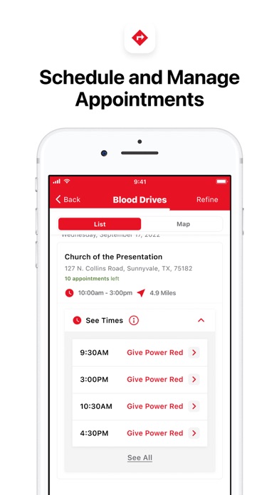 Blood Donor American Red Cross screenshot 8