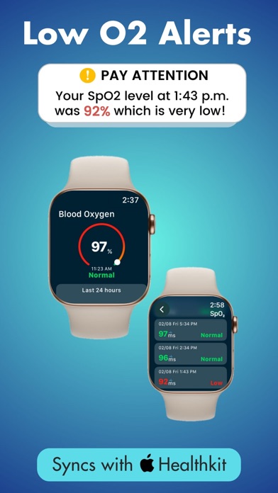 Blood Oxygen App- Watch screenshot 7