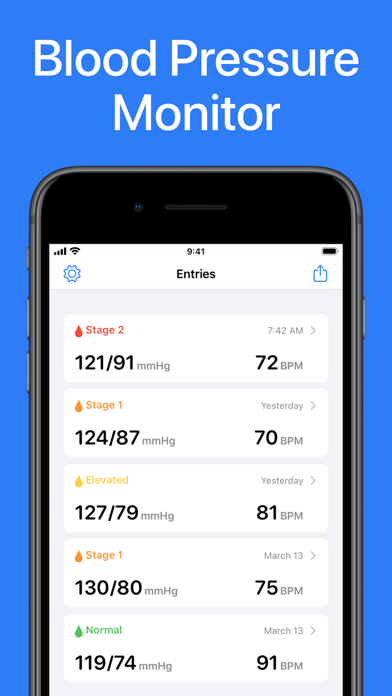 Blood Pressure App Monitor screenshot 4