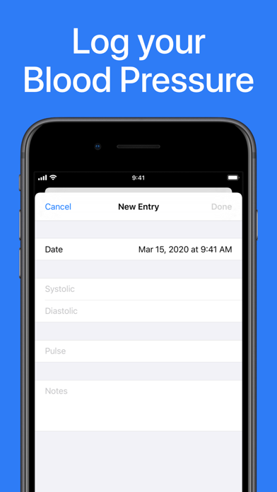Blood Pressure App Monitor screenshot 1