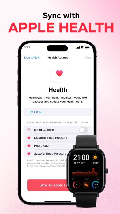 Blood Pressure APP-pulse track screenshot 1