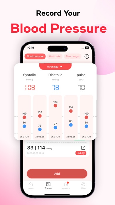 Blood Pressure APP-pulse track screenshot 4