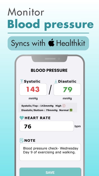 Blood Pressure Pulse Monitor screenshot 6