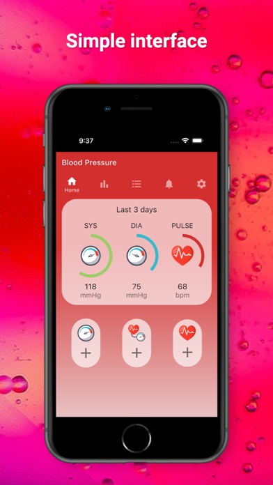 Blood Pressure Record screenshot 5