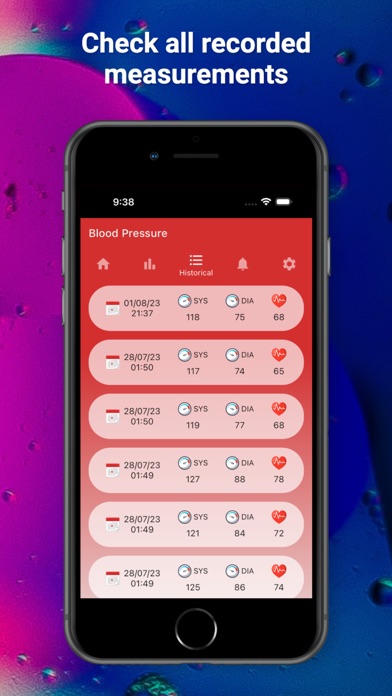 Blood Pressure Record screenshot 1